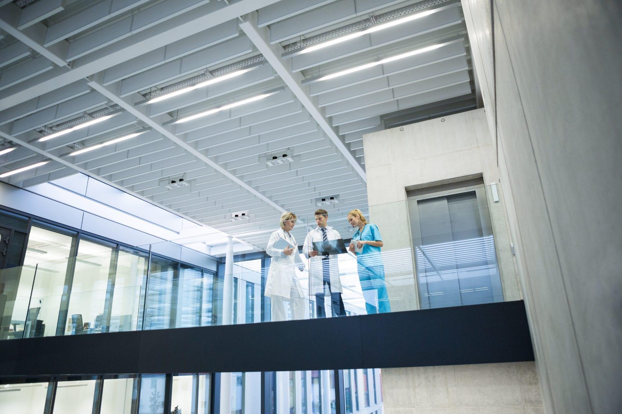 A healthcare environment connected by 5G wireless access