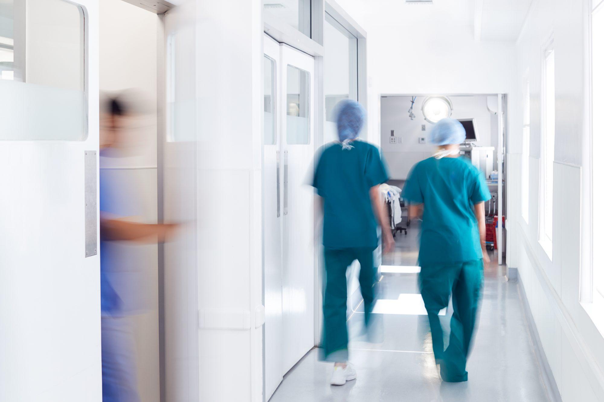 A healthcare environment connected through Cloud Exchange