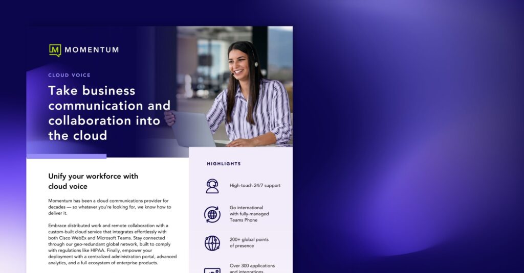 Cloud Voice Datasheet