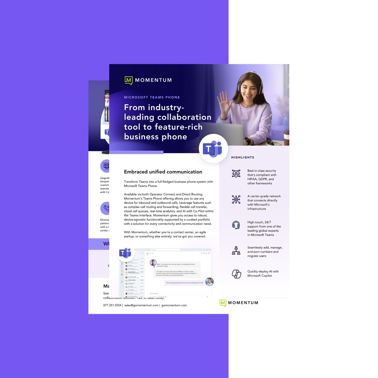 Microsoft Teams Phone Datasheet