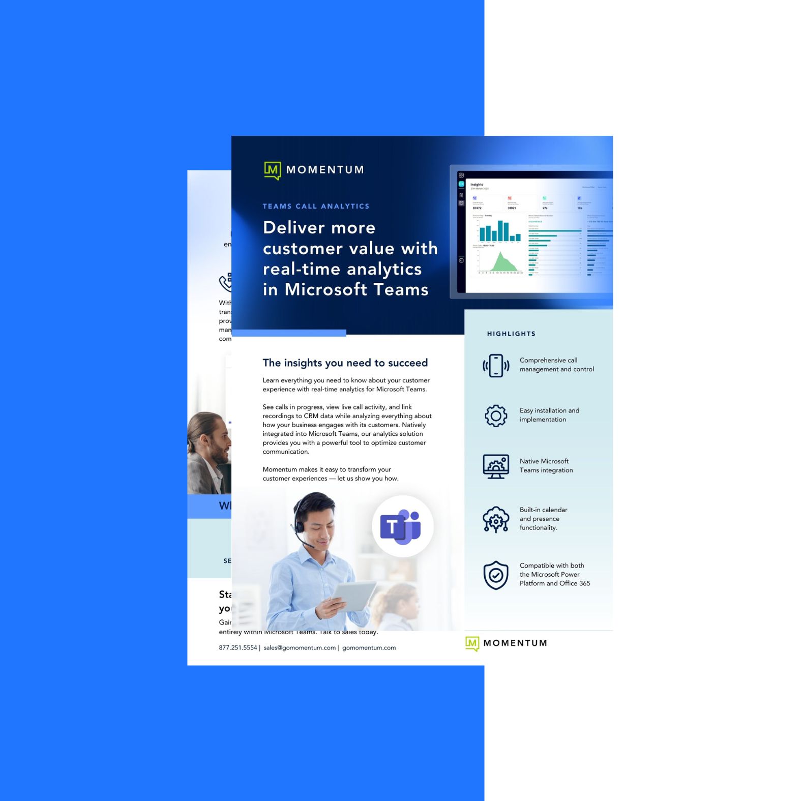 Teams Call Analytics Datasheet