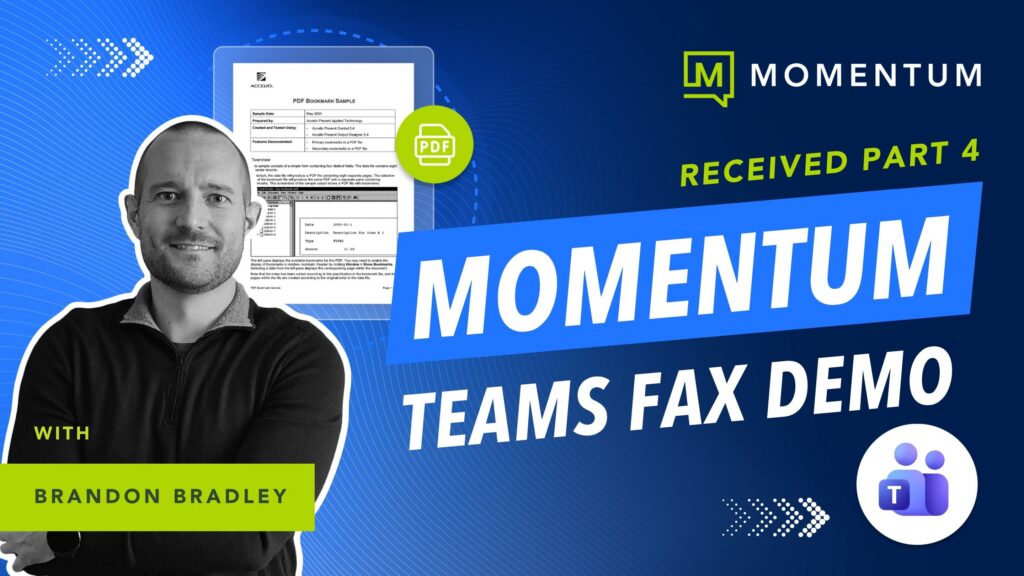 Momentum Teams Fax Demo 4