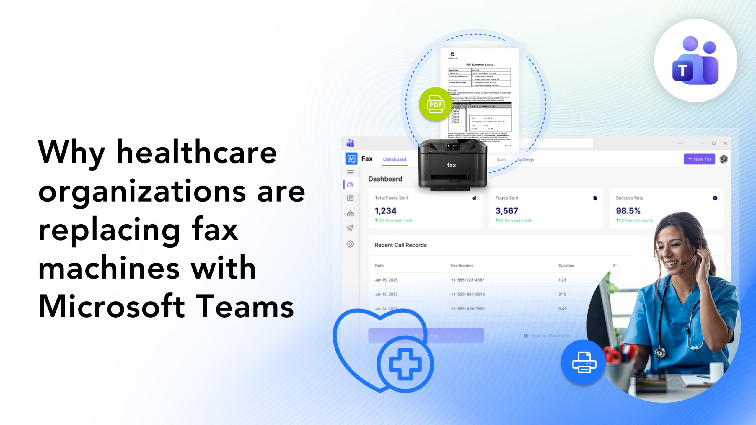 Why healthcare organizations are replacing fax machines with Microsoft Teams